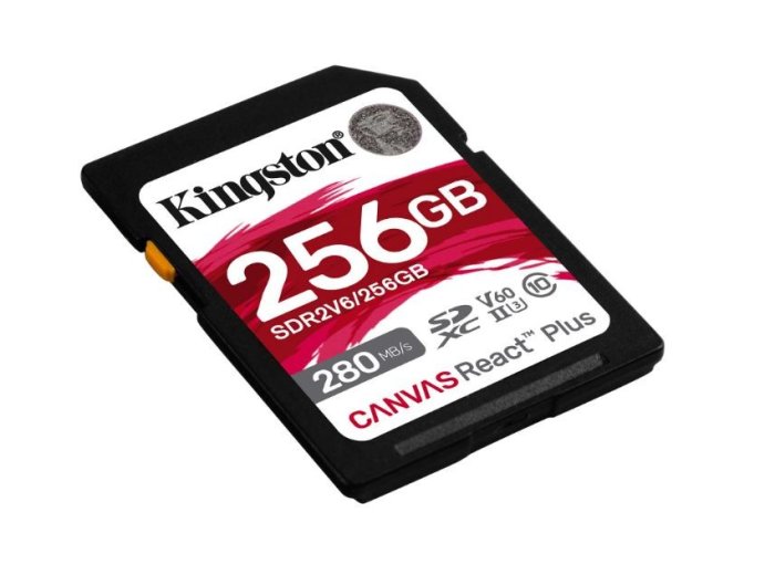 Karta pamięci SD 256GB React Plus 280/150/MB/s U3 V60