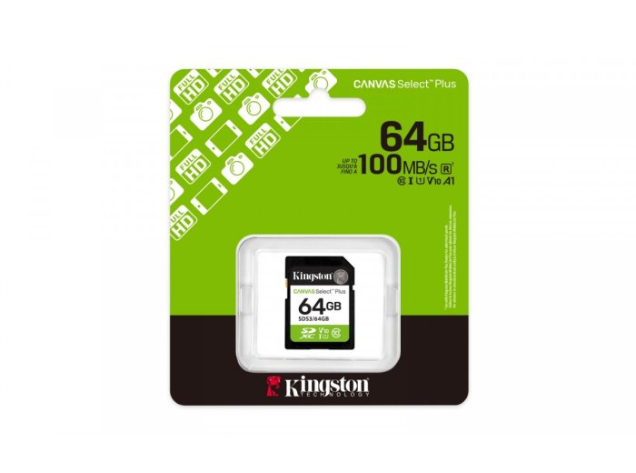 Karta pamięci SD 64GB Canvas Select Plus Gen3 100MB/s