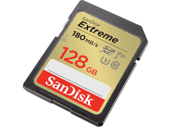 Karta pamięci Extreme SDXC 128GB 180/90 MB/s V30 UHS-I U3