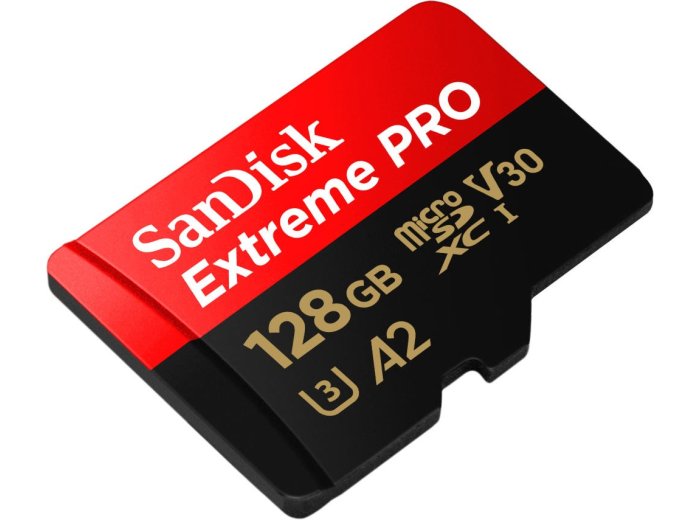 Karta pamięci Extreme Pro microSDXC 128GB 200/90 MB/s A2 V30