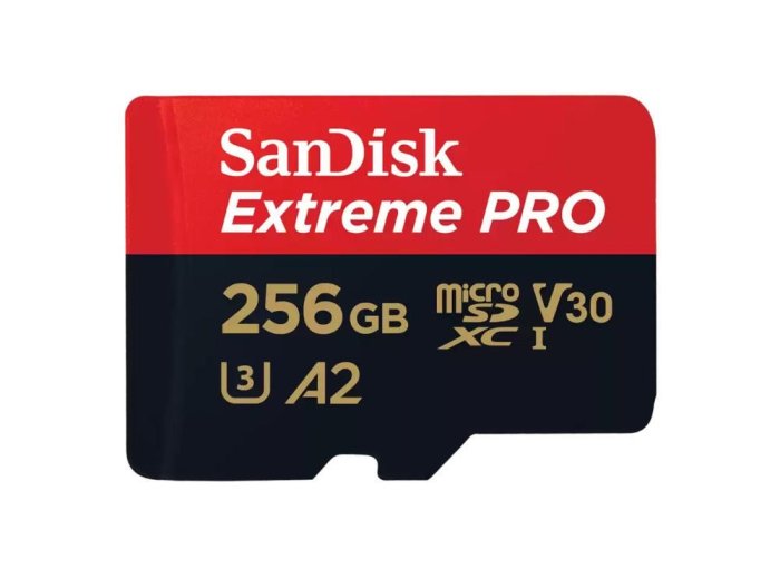 Karta pamięci Extreme Pro microSDXC 256GB 200/140 MB/s A2 U3