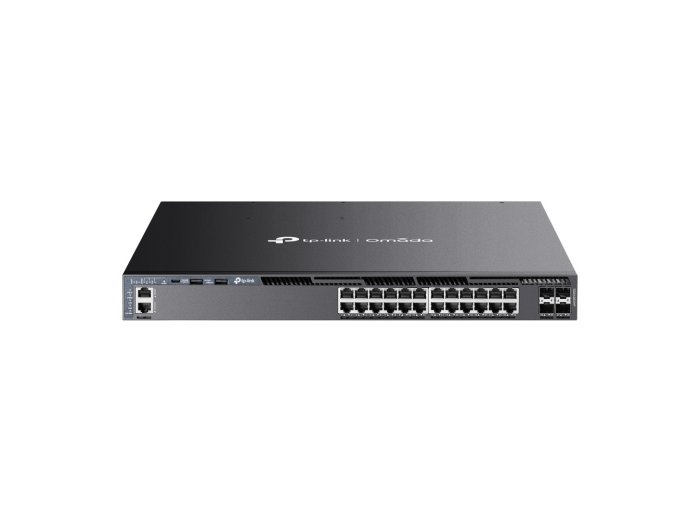 Przełącznik SG6428XHP switch zarządzalny 24 porty gigabitowe PoE+ 4 sloty SFP+ 10G