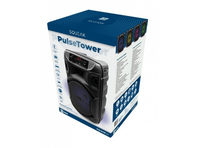 Głośnik Bluetooth 5.3 EDR PulseTower 1000W Funkcja Karaoke SQ1006