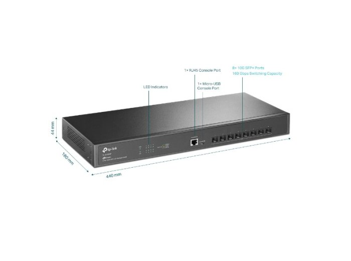 Przełącznik zarządzalny SX3008F switch 8xSFP+