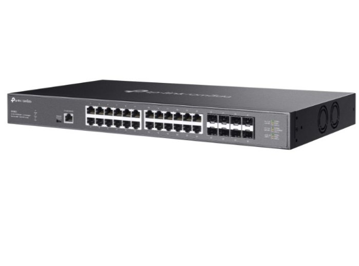 Przełącznik zarządzalny Omada SX3832  24-Port 10GBASE-T L2+ with 8 10GE  SFP+ Slots