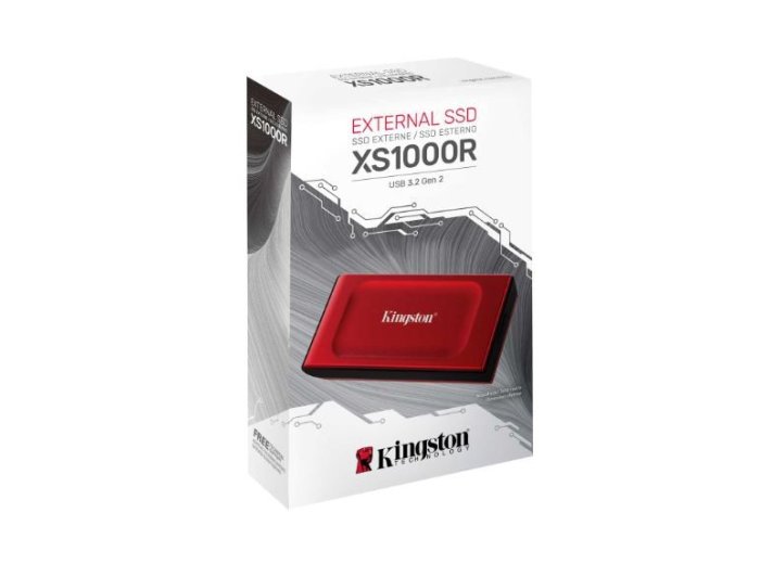 Dysk SSD XS1000R 2TB USB3.2 Gen2.2 Zewnętrzny Red