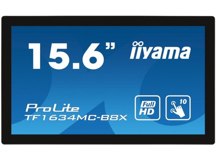 Monitor 15.6 cala TF1634MC-B8X IPS,poj.10pkt.450cd,IP65,7H,HDMI,DP