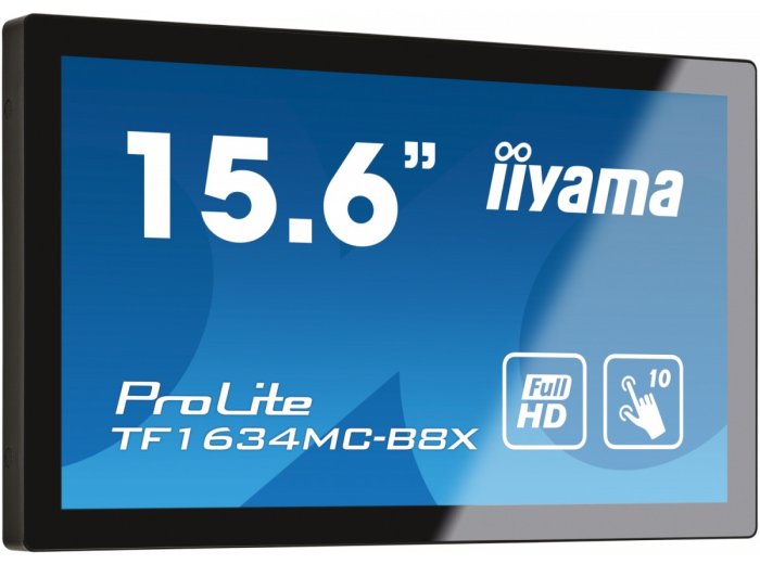 Monitor 15.6 cala TF1634MC-B8X IPS,poj.10pkt.450cd,IP65,7H,HDMI,DP