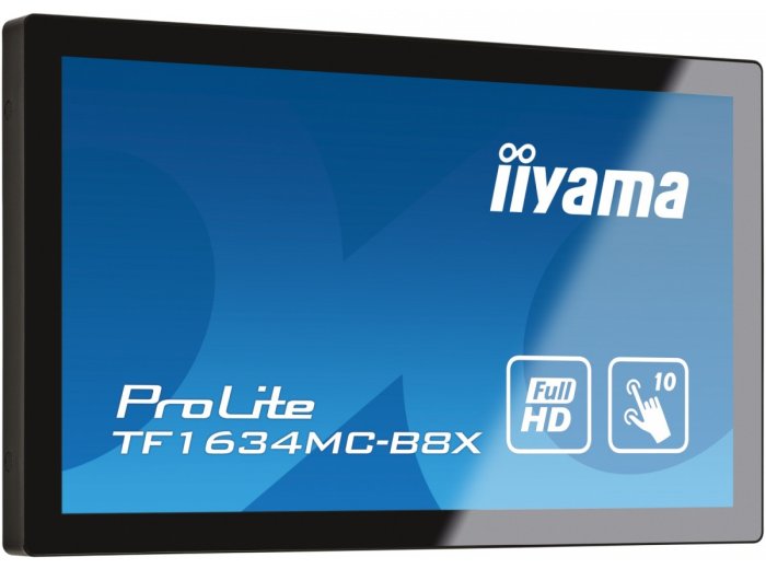 Monitor 15.6 cala TF1634MC-B8X IPS,poj.10pkt.450cd,IP65,7H,HDMI,DP