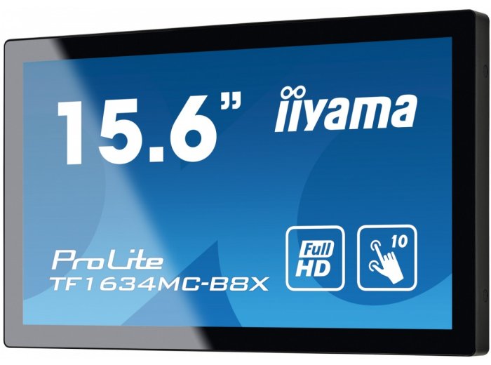 Monitor 15.6 cala TF1634MC-B8X IPS,poj.10pkt.450cd,IP65,7H,HDMI,DP
