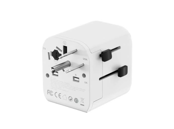 Adapter sieciowy uziemienie Uniwersalny  20W