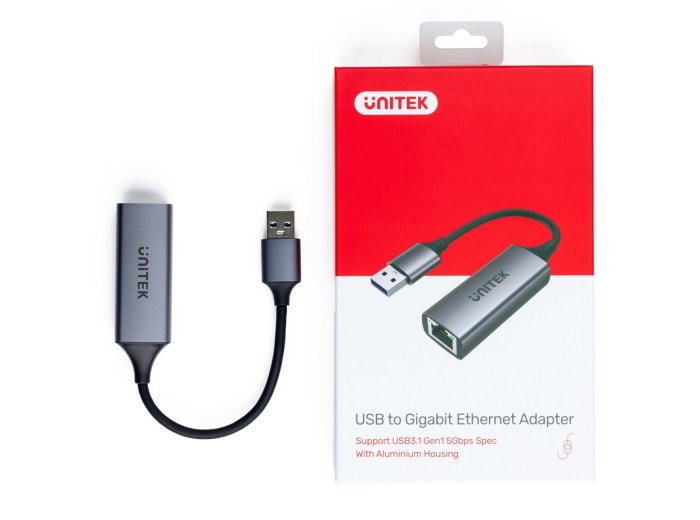 Adapter USB-A 3.1 GEN 1 RJ45; 1000 Mbps; U1309A