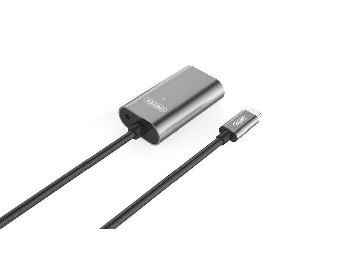 Przedłużacz aktywny USB Typ-C 3.1, 5m, M/F; U305A