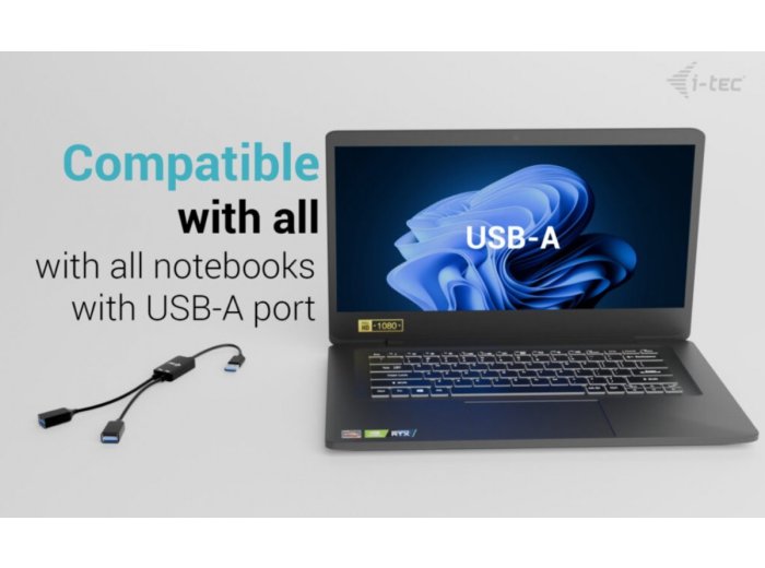 HUB USB-A Cable 2 port (2x USB-A)