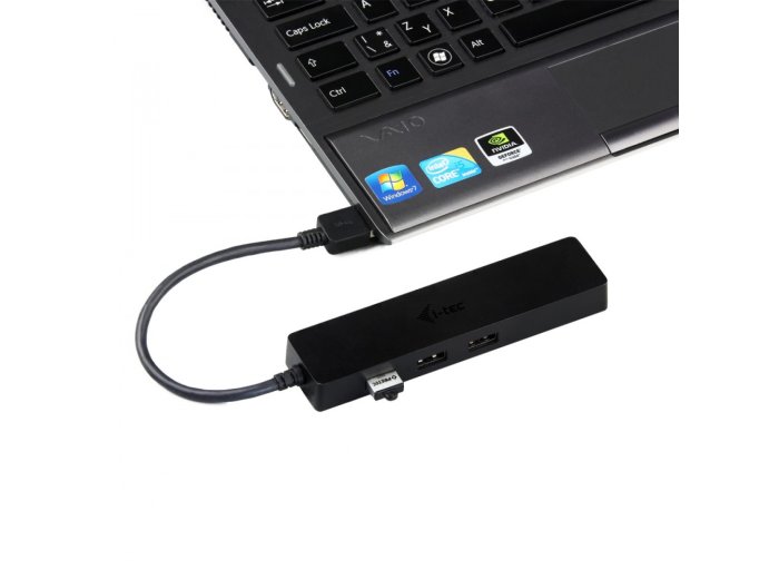 USB 3.0 Slim HUB 3 Port + Gigabit Ethernet 10/100/1000
