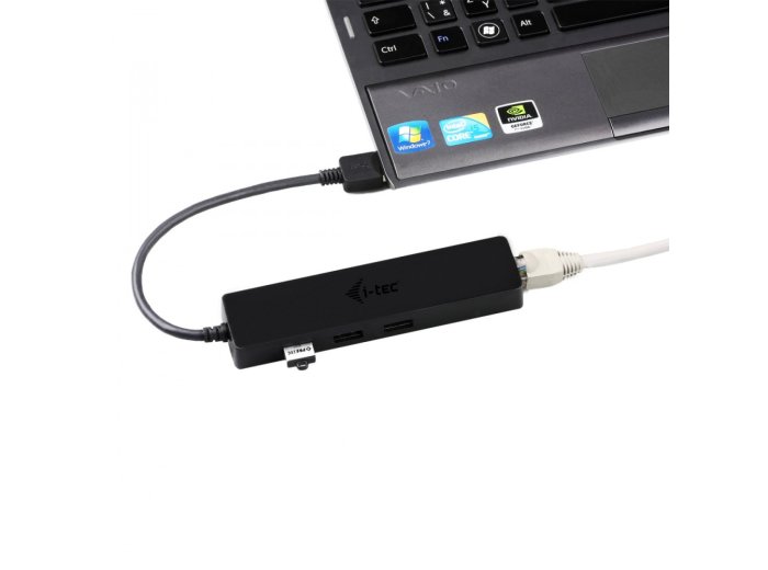 USB 3.0 Slim HUB 3 Port + Gigabit Ethernet 10/100/1000