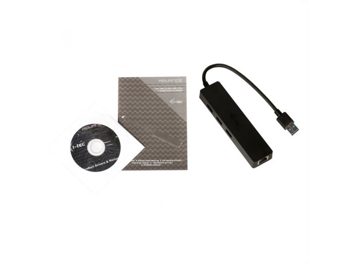 USB 3.0 Slim HUB 3 Port + Gigabit Ethernet 10/100/1000
