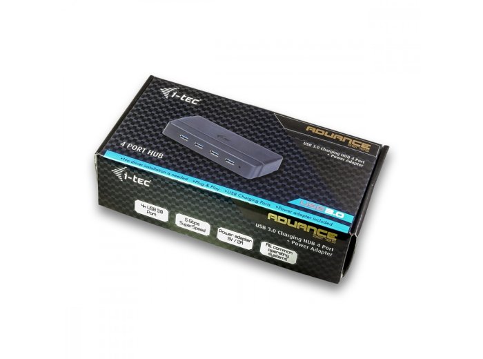 USB 3.0 Charging HUB 4 port z zasilaczem