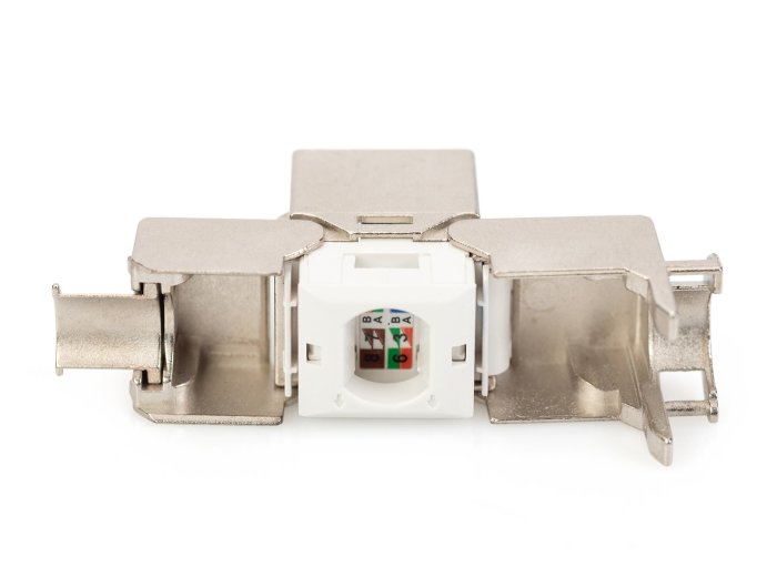 Digitus Moduł CAT 6A Keystone, ekranowany, beznarzędziowe złącze montażowe - 8 szt.