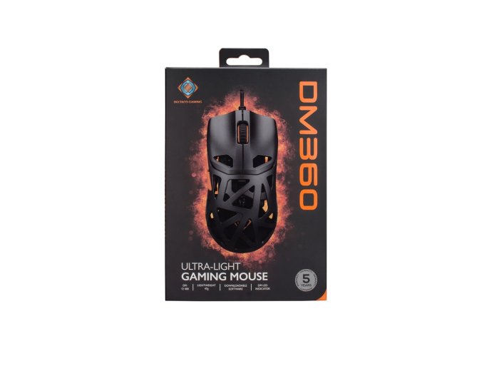 Deltaco Gaming GAM-187 myszka Oburęczny USB Typu-A Optyczny 12400 DPI
