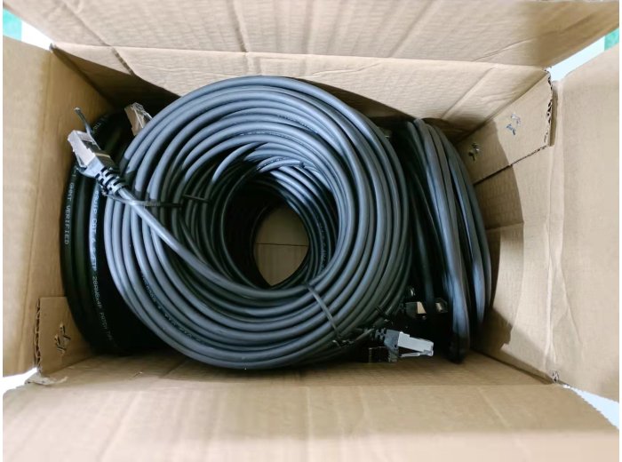 equip - Kabel krosowy - RJ-45 (M) do RJ-45 (M) - 50 cm - SFTP, PiMF - CAT 6 - Bezhalogenowy, Formowany, Bez haczyka, Linka - (Komplet 60 szt.)