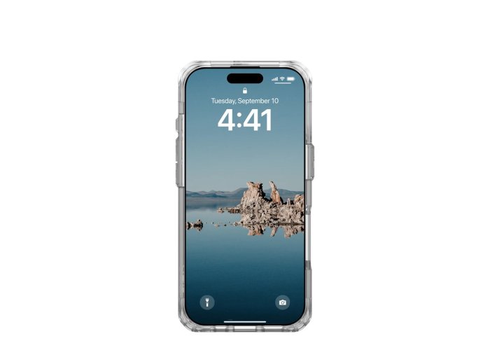 Urban Armor Gear Plyo pokrowiec na telefon komórkowy 16 cm (6.3") Srebrny, Przezroczysty