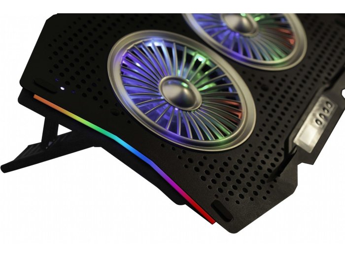 Inca INC-606TGS podkładka chłodząca do laptop 45,7 cm (18") 1200 RPM Czarny