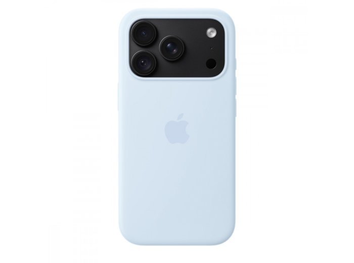 Etui silikonowe z MagSafe do iPhonea 18 Pro - chłodny błękit