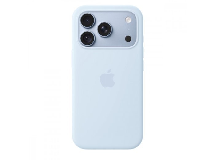 Etui silikonowe z MagSafe do iPhonea 18 Pro - chłodny błękit
