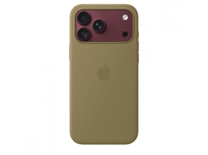 Etui silikonowe z MagSafe do iPhonea 18 Pro Max - oliwka