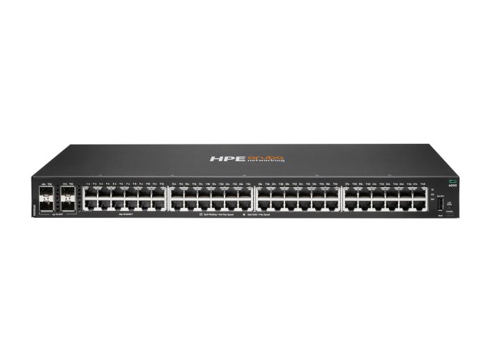 HPE Aruba Networking CX 6000 Zarządzany L2/L3 Gigabit Ethernet (10/100/1000) 1U Czarny