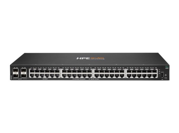 HPE Aruba Networking CX 6000 Zarządzany L2/L3 Gigabit Ethernet (10/100/1000) 1U Czarny