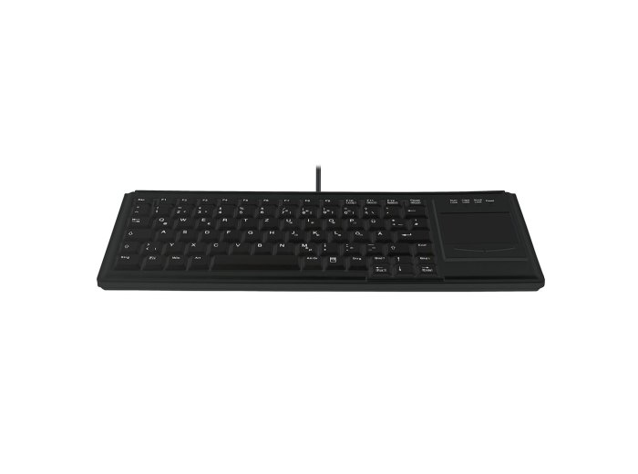 Contour Design Active Key AK-4400-GU klawiatura Przemysłowy USB QWERTZ Niemiecki Czarny