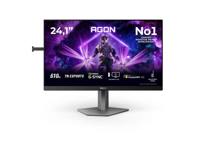 AOC G2 AG246FK6 monitor komputerowy 61,2 cm (24.1") 1920 x 1080 px Full HD LED Czarny, Szary
