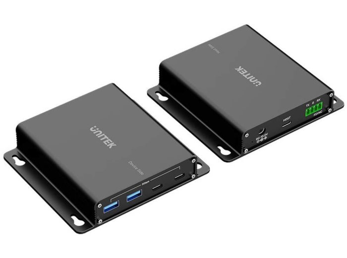 Unitek Przedłużacz USB 5 Gb/s 100 m przez Ethernet z hubem