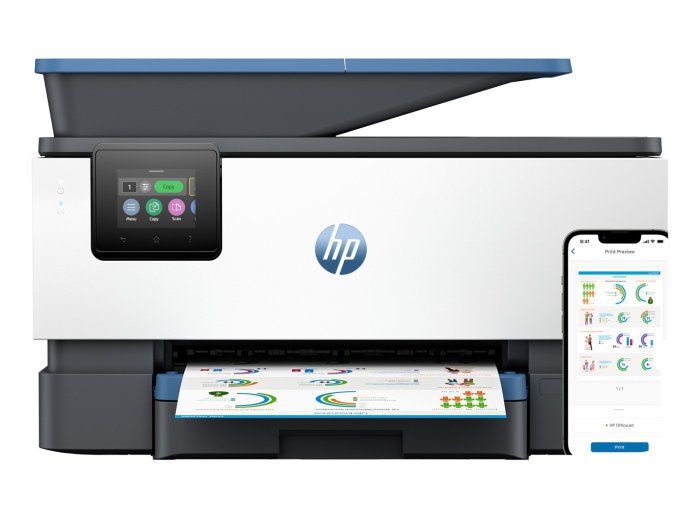 HP OfficeJet Pro Produkt 9125e Bezprzewodowe All-in-One W kolorze Drukarka, Instant Ink; Drukowanie dwustronne