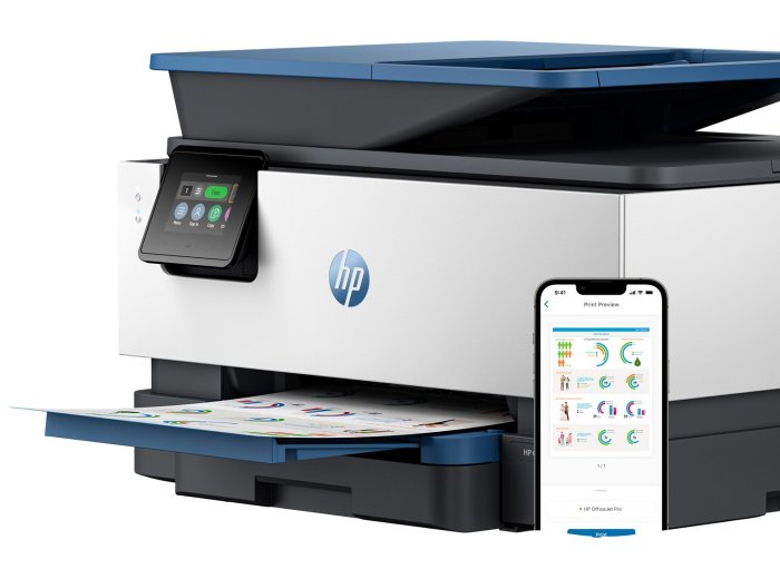 HP OfficeJet Pro Produkt 9125e Bezprzewodowe All-in-One W kolorze Drukarka, Instant Ink; Drukowanie dwustronne