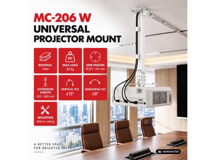 Uchwyt do projektora uniwersalny MC-206 W