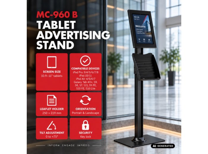 Uchwyt reklamowy do tabletu MC-960 B