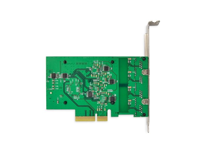 Karta sieciowa przewodowa Quad-RJ45 2.5GbE PCI Express 2.1 Chipset: RTL8125B+ASM1806