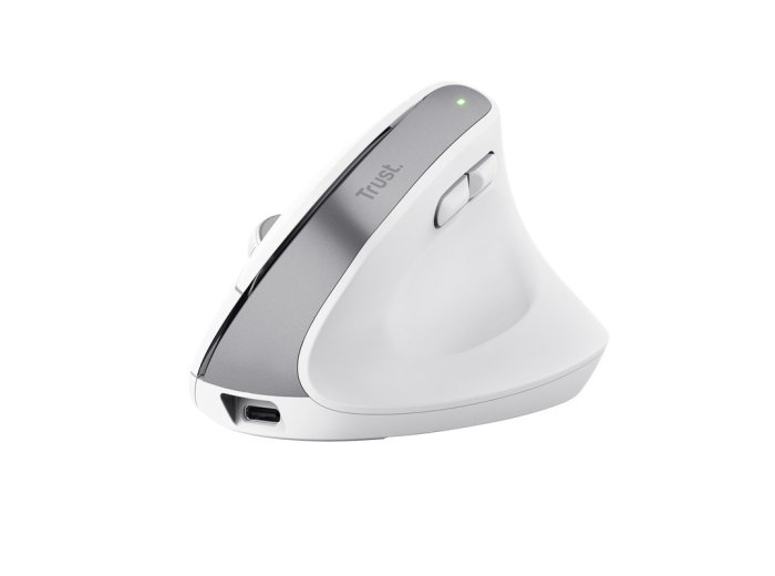 Mysz bezprzewodowa ergonomiczna BAYO+ biała