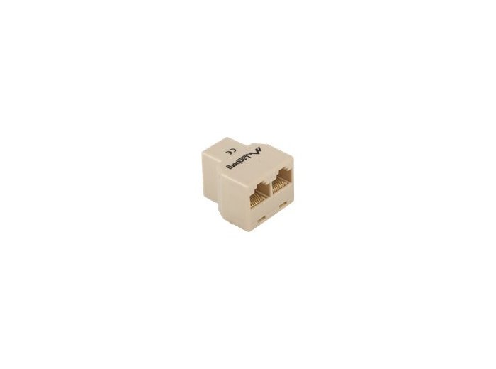 LANBERG ZŁĄCZKA SIECIOWA RJ45 -> 2X RJ45 AD-RJ45-2RJ45-OU