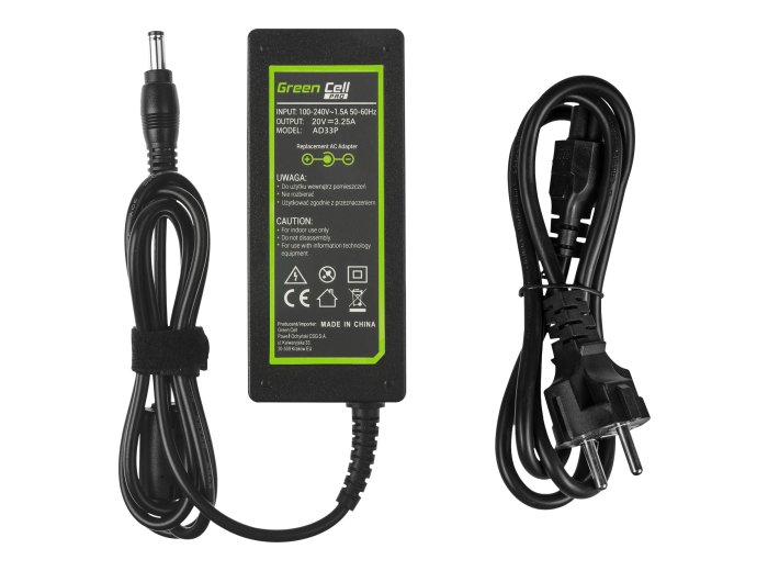 GREEN CELL ZASILACZ AD33P FUJITSU 20V 3.25A 65W