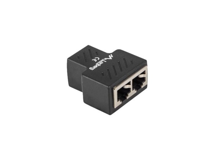 LANBERG ADAPTER ZŁĄCZKA SIECIOWA RJ45 -> 2X RJ45 EKRANOWANY