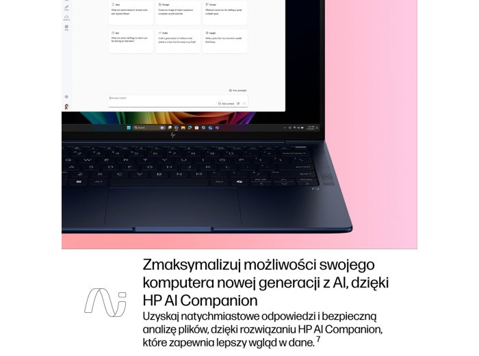 HP EliteBook X G1i 14 inch Notebook Next Gen AI PC Copilot+ PC Intel Core Ultra 7 258V Laptop 35,6 cm (14") 2K 32 GB LPDDR5x-SDRAM 1 TB SSD Wi-Fi 7 (802.11be) Windows 11 Pro Niebieski