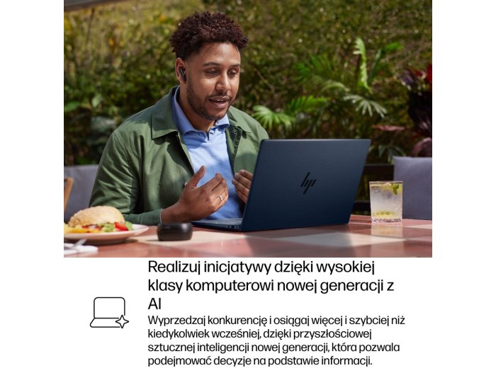 HP EliteBook X G1i 14 inch Notebook Next Gen AI PC Copilot+ PC Intel Core Ultra 7 258V Laptop 35,6 cm (14") 2K 32 GB LPDDR5x-SDRAM 1 TB SSD Wi-Fi 7 (802.11be) Windows 11 Pro Niebieski