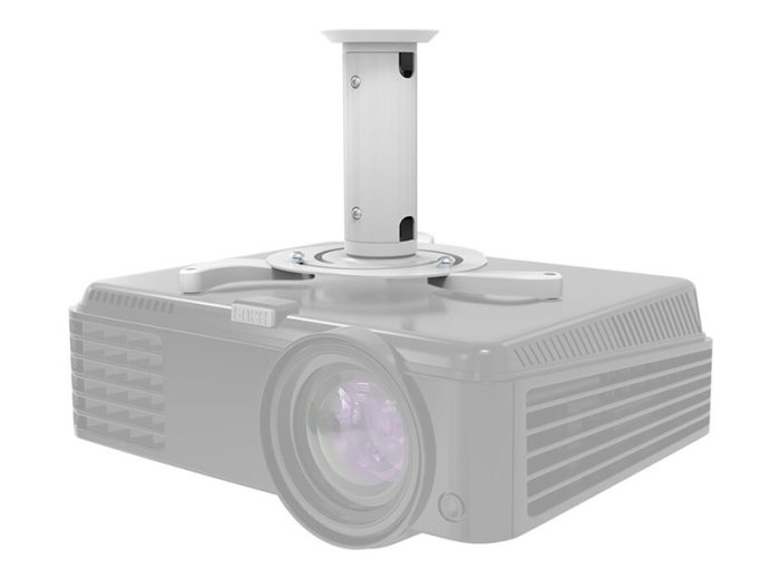 NEOMOUNTS BEAMER-C80WHITE Uchwyt Sufitowy do Projektora wysokość 8-15 cm