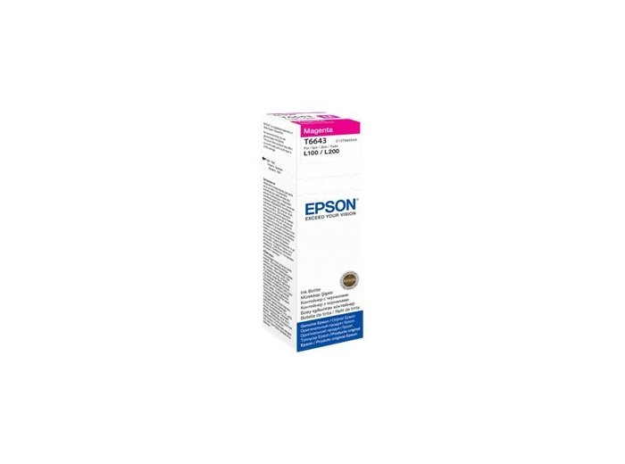 Epson Tusz L100/200 T6643 Magenta 70 ml