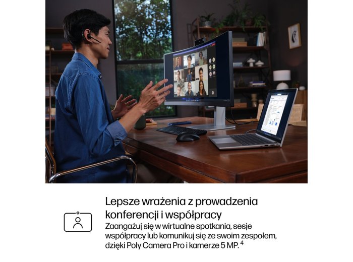 HP EliteBook 8 G1i Next Gen AI Copilot+ PC Intel Core Ultra 5 228V Laptop 35,6 cm (14") WUXGA 32 GB LPDDR5x-SDRAM 512 GB SSD Wi-Fi 7 (802.11be) Windows 11 Pro Srebrny