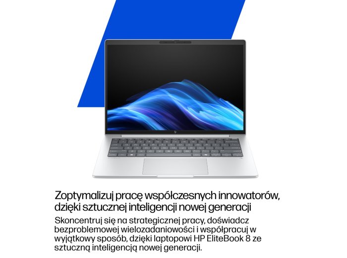 HP EliteBook 8 G1a Next Gen AI PC Copilot+ PC AMD Ryzen AI 5 PRO PRO 340 Laptop 40,6 cm (16") WUXGA 32 GB DDR5-SDRAM 1 TB SSD Wi-Fi 6E (802.11ax) Windows 11 Pro Srebrny